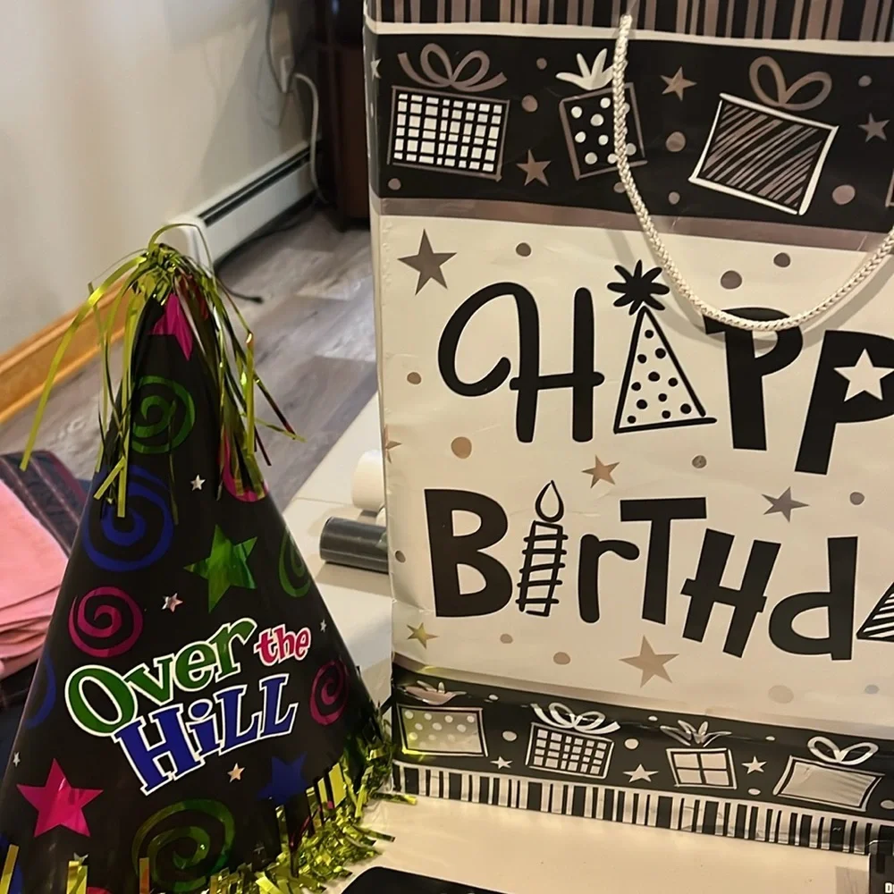 NWT Gag gift for men’s over the hill birthday party